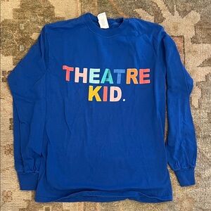 Gildan Blue Theatre Kid Long Sleeve Tee